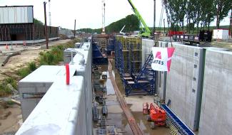 Obourg : la future  écluse ouverte aux visiteurs lors de la journée Chantiers ouverts