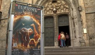 « L’Odyssée de Noël », le spectacle de Luc Petit à la collégiale Sainte-Waudru