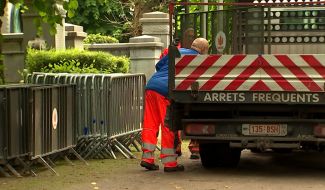 Petit Lumeçon - La distribution des t-shirts sur la Place du Parc repensée