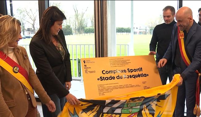Frameries - Inauguration du "Stade du Bosquetia"