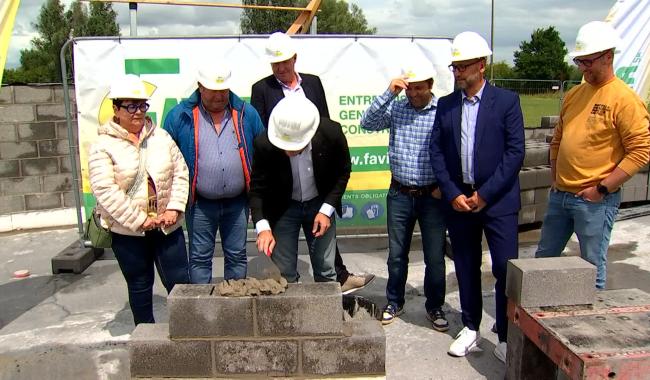 Centre sportif d'Hensies : la construction a débuté