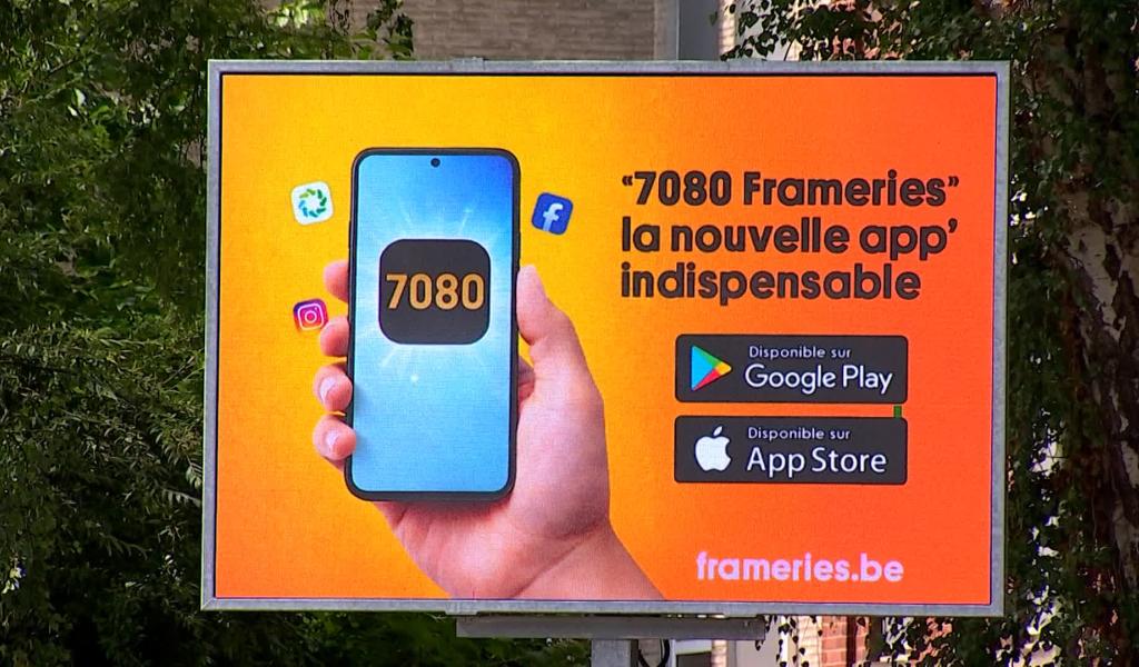 7080 Frameries : un accès aux services communaux depuis son smartphone