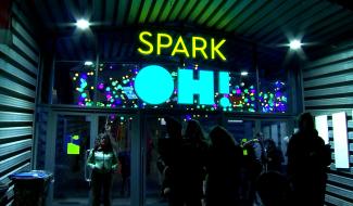 Frameries : SparkOH! illuminé pour Mons en Lumières