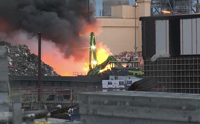 Cometsambre Obourg : l’incendie causé par une pile au lithium