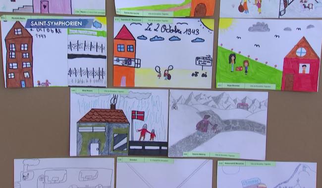 Saint-Symphorien : l'histoire de Tove, enfant cachée pendant la guerre, en dessins