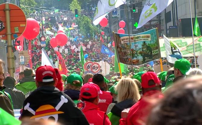 Manifestation nationale : des milliers de personnes se mobilisent à Bruxelles