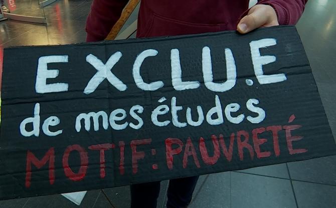 Hausse du minerval : les étudiants montois manifestent à Bruxelles