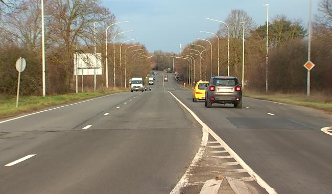 Route de Wallonie entre Hensies et Dour : le nombre de bandes devrait être maintenu en partie