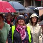 Manifestation des enseignants à Mons