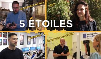 5 étoiles - Au bonheur de Vica - Busi - Immersia - Orthopedie Protechnik