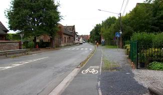 Boussu : la rue du Moulin en travaux