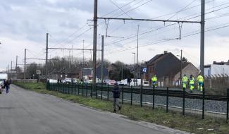 Une personne heurtée par un train à Quaregnon