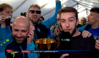 FOOT - La fête à l'USGTH après le titre en P1