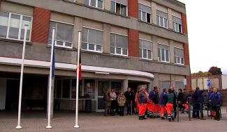 Le personnel communal de Frameries marque un arrêt de travail