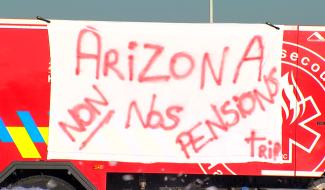 Les pompiers montois se mobilisent pour leurs retraites