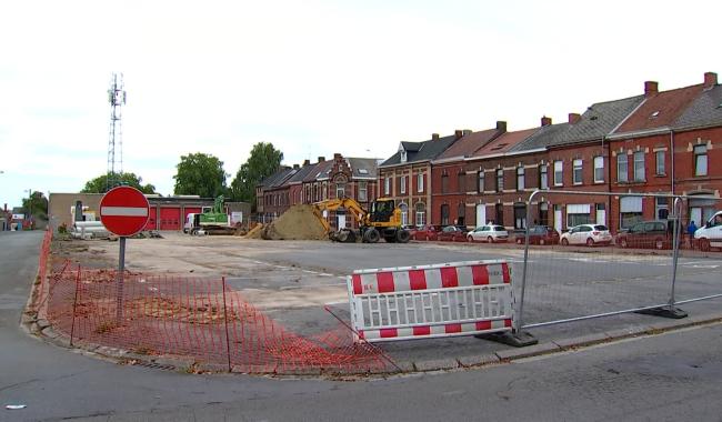 Quiévrain : des travaux de réaménagement ont commencé à la Place du Ballodrome