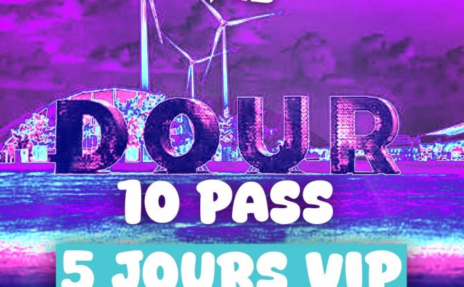 Gagnez des places VIP 5 jours pour le Dour Festival 2026 !
