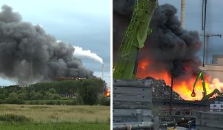 Obourg : l’incendie survenu sur le site de Cometsambre est complètement éteint