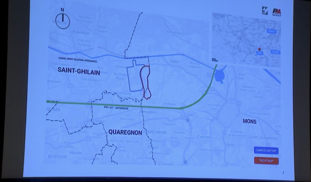 Baudour - Google présente son projet d'extension lors d'une réunion d'informations préalable