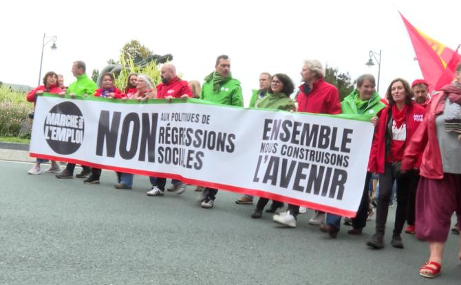 Manifestation à Namur : travailleurs et syndicats disent « NON aux politiques de régressions sociales »