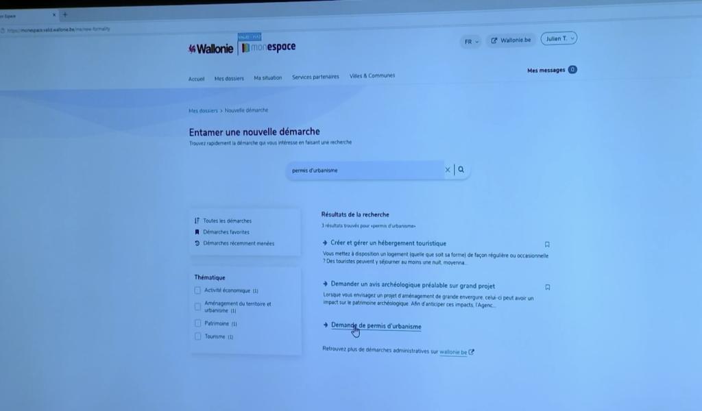 La dématérialisation des demandes de permis d'urbanisme débute à Mons, Jurbise et Dour