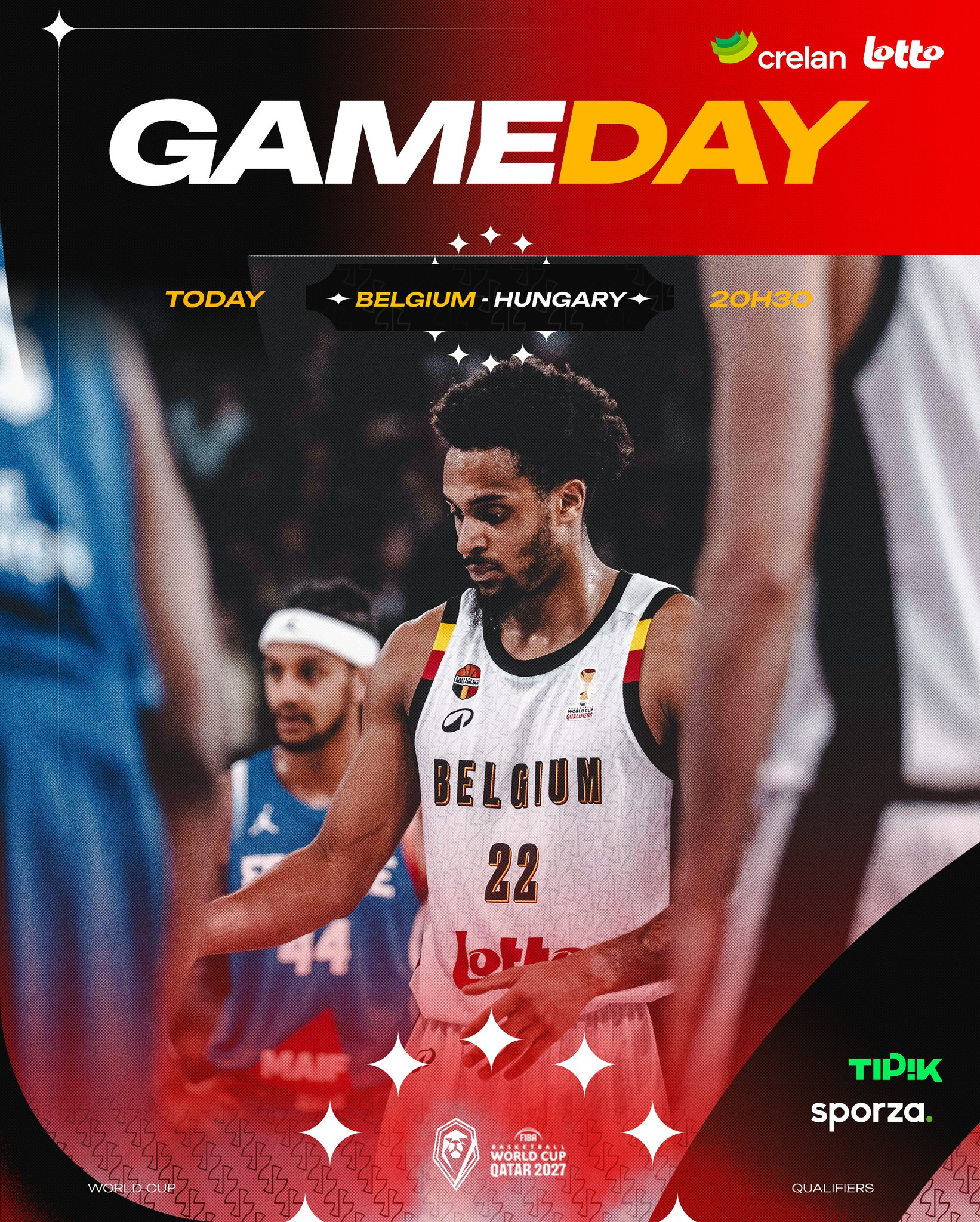 Basket : Zaccharie Mortant de retour à la Mons Arena avec l'équipe nationale