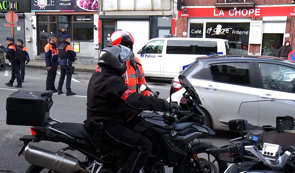 Quiévrain - Une opération de contrôles policiers transfrontaliers de grande envergure