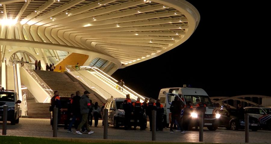Gare de Mons : la police mène une opération de sécurisation