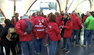 Manifestation nationale : mobilisation importante depuis Mons