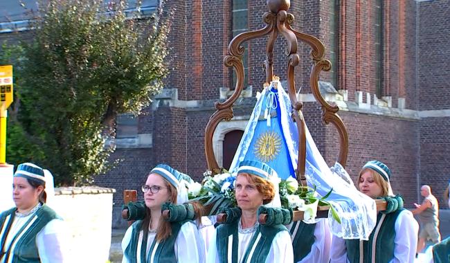 Ghlin - La Procession de Notre-Dame du Moulineau célébrait son 408ème anniversaire
