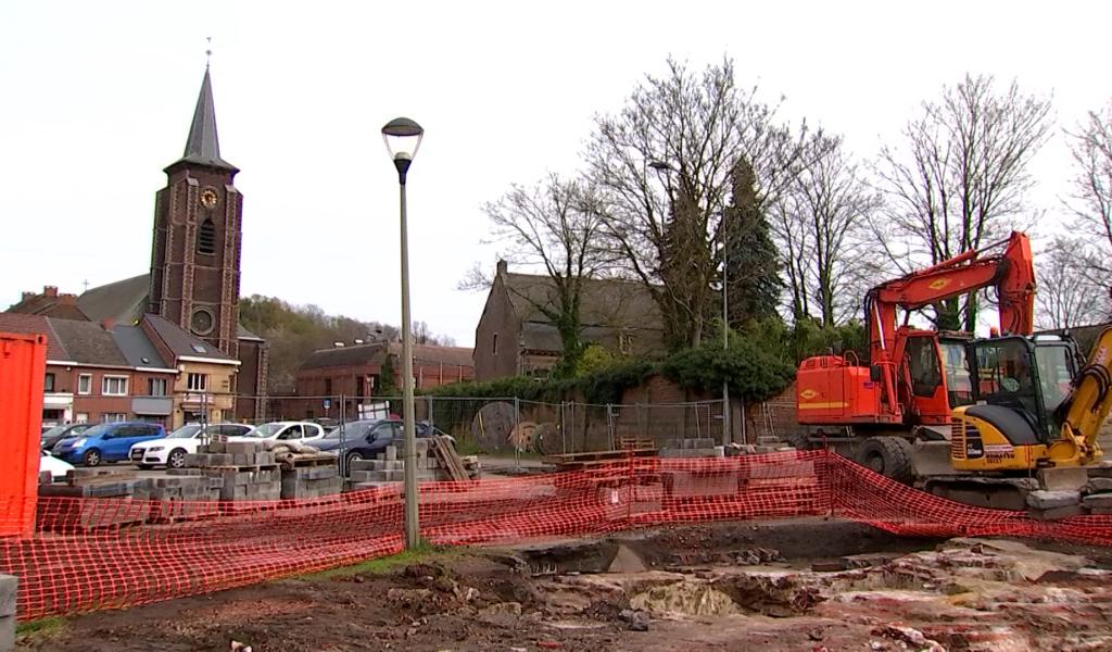 Hornu - La crypte De Gorge mise au jour