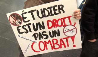 "1200€, c'est non" : Les étudiants montois ont manifesté à Bruxelles