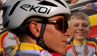 Noa Fontaine est le nouveau champion de Belgique de cyclisme sur route (U14)