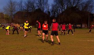 Rugby: Les Diables Noirs en préparation au RC Frameries