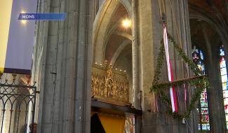 La châsse de Sainte-Waudru est remontée, le Doudou est terminé