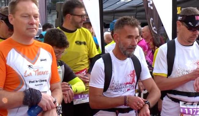 Mons - Ambiance de fête au semi-marathon de Mons