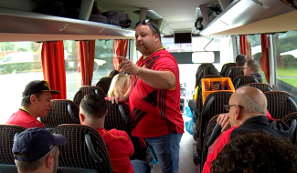 Des supporters confiants avant de rejoindre Düsseldorf