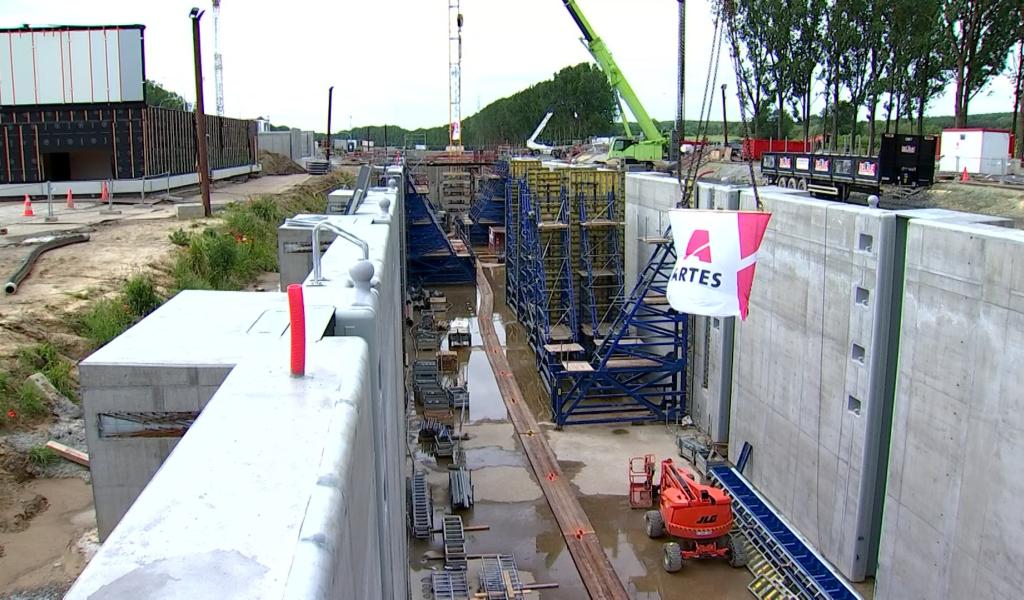 Obourg : la future  écluse ouverte aux visiteurs lors de la journée Chantiers ouverts