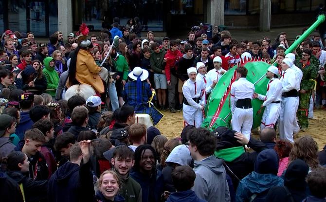 La 40e édition de l'évocation du combat dit Lumeçon de l'UCL