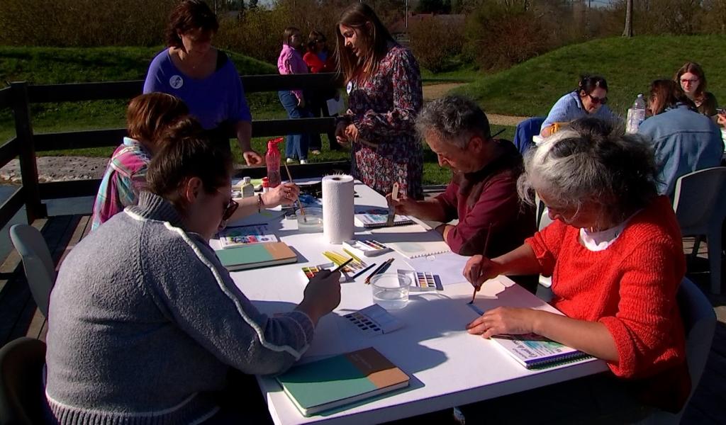 À la rencontre de l'eau et de l'art, une activitè pour les journées Wallonnes de l'eau
