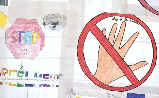 Quiévrain : un projet de lutte contre le harcèlement mené par la Zone de police des Hauts-Pays à l’école Flore Henry