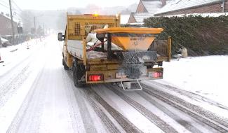 Boussu : dans les coulisses du déneigement des routes