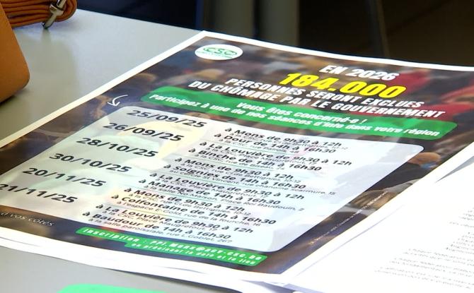 Mons-Borinage -7559 personnes exclues du chômage en 2026