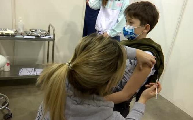 La phase de vaccination des 5-11 ans a débuté au Lotto Mons Expo