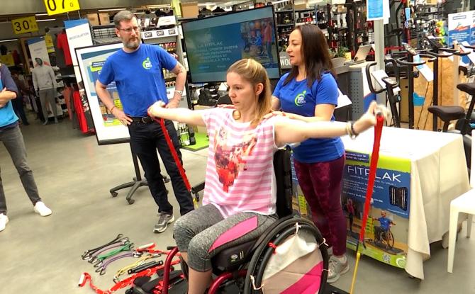Un appareil sportif 100% adapté aux personnes handicapées débarque chez nous !
