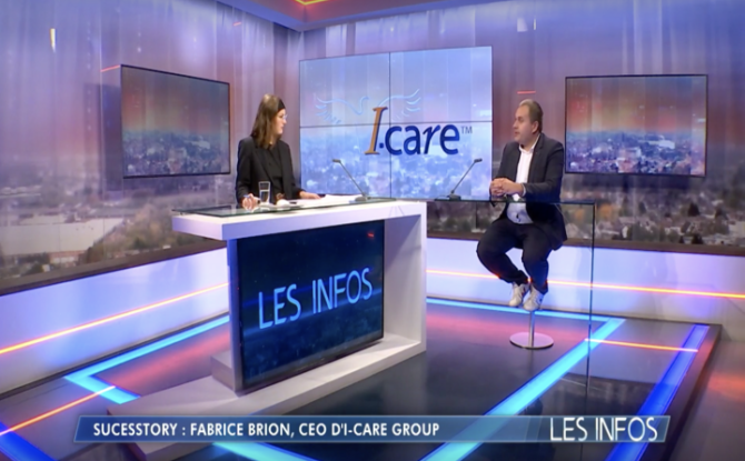 L'invité des Infos : Fabrice Brion, CEO D'I-Care Group