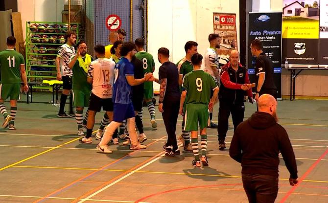 Le Futsal Sainte-Odile Jeunes Dour a fait le job face au RAJA Halle